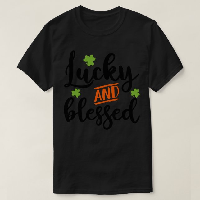 Lucky och Blad 1 T Shirt (Design framsida)
