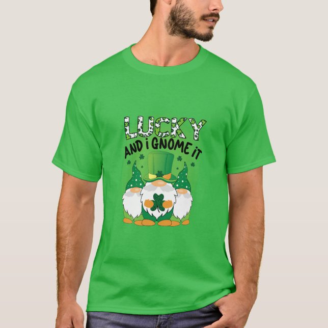Lucky och jag fick den t shirt (Framsida)