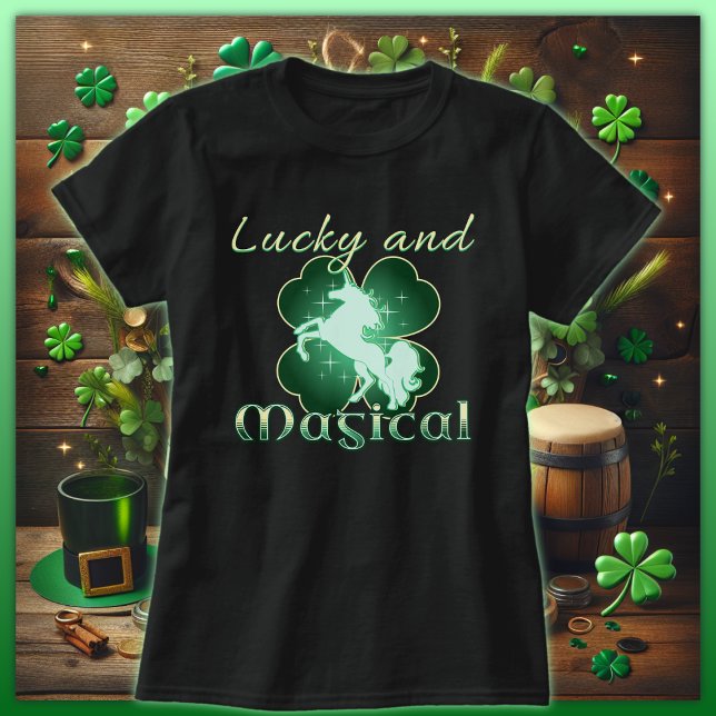 Lucky och Magic Klöver T Shirt (Skapare uppladdad)