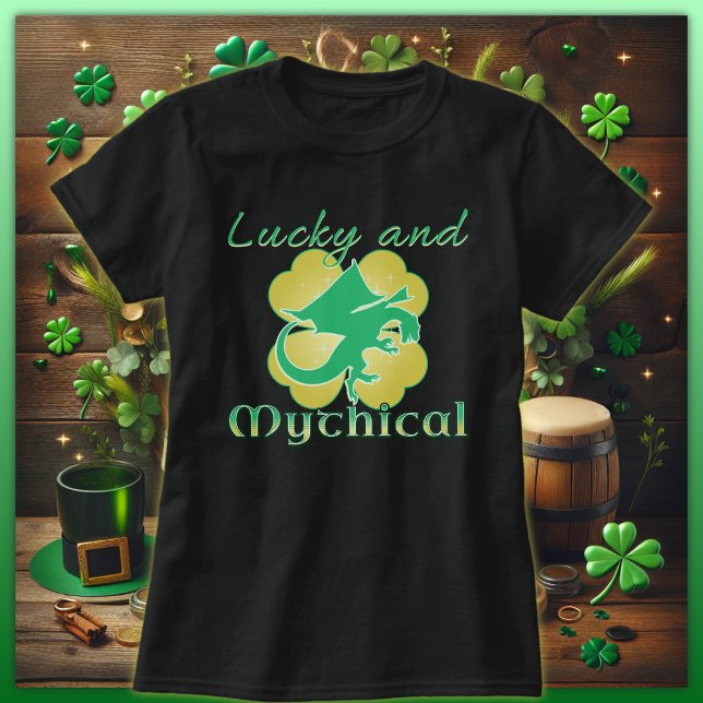 Lucky och Mythical Klöver T Shirt (Skapare uppladdad)
