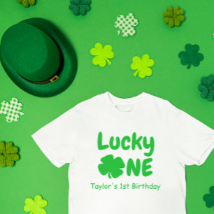 Lucky One 1-årsdag Baby T-Shirt