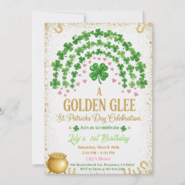 Lucky One 1st Birthday Invitation Inbjudningar