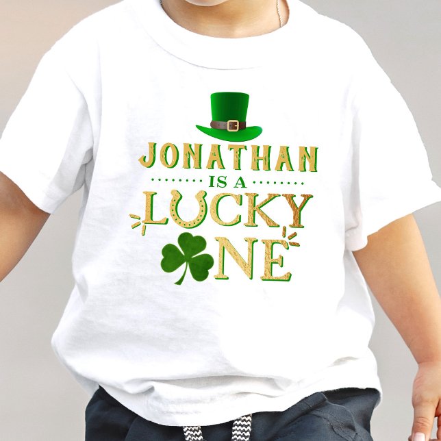 Lucky One 1st Birthday T Shirt (Skapare uppladdad)