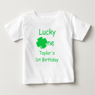Lucky One 1st Birthday T Shirt