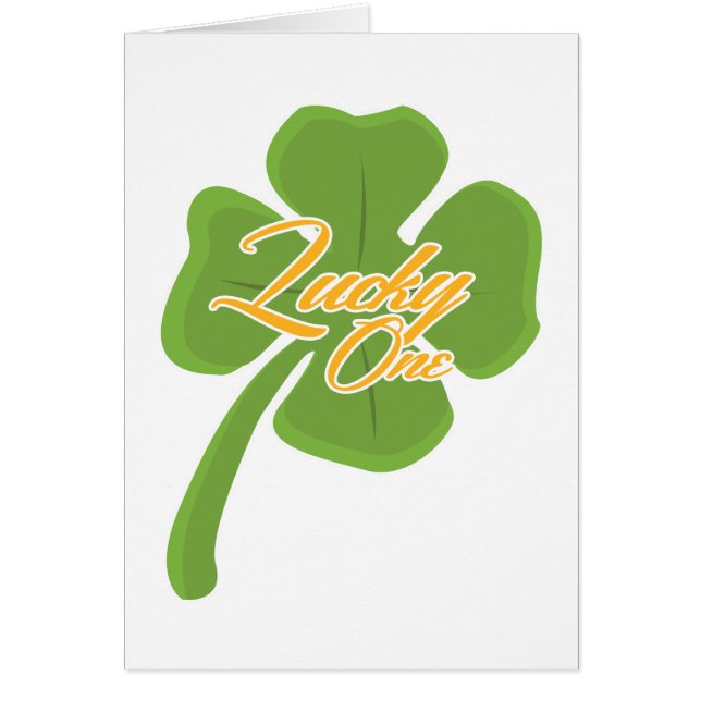 Lucky One (2) Hälsningskort (Framsidan)