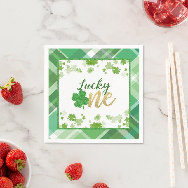 Lucky One Birthday Napkin Pappersservett (Insitu)