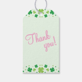 Lucky One First 1st Birthday Party Presentetikett