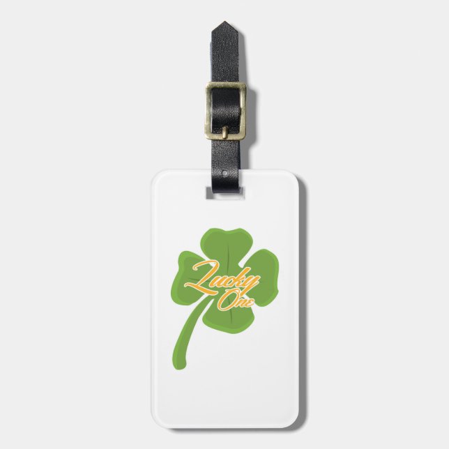 Lucky One Luggage Tag Bagagebricka (Vertikal Framsida)