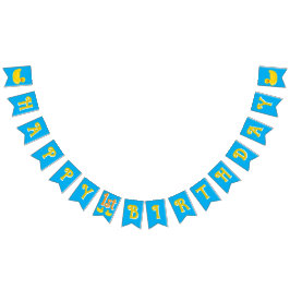 Lucky One Lycklig första födelsedag Vimplar