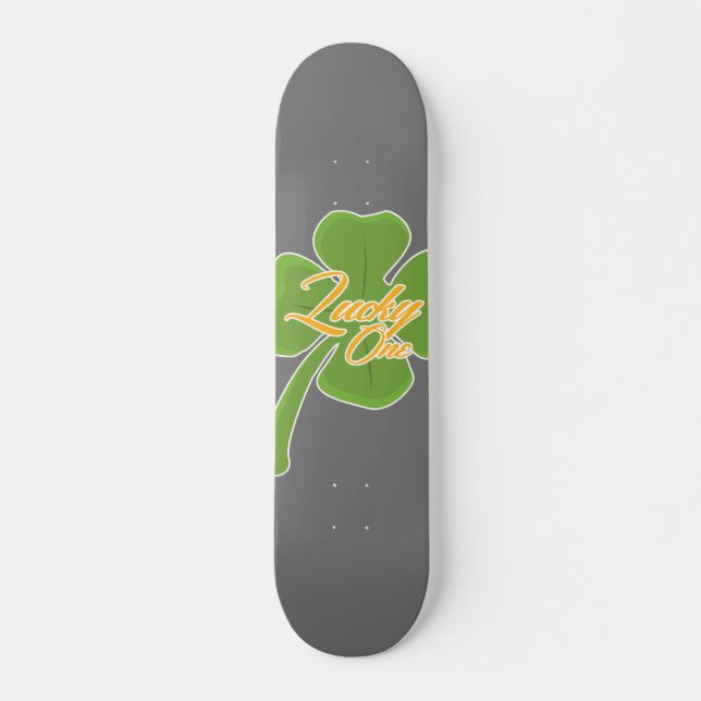 Lucky One Mini Skateboard Bräda 18,5 Cm (Framsida)