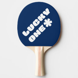 Lucky One Ping Pong Paddle - Blue Pingisracket