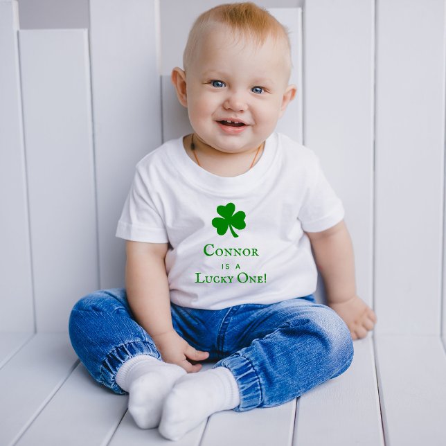 Lucky One! St. Patrick dag 1:a födelsedagen T Shirt (Skapare uppladdad)