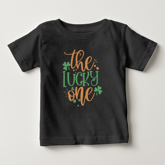 Lucky One St Patrick T-Shirt för barn (Framsida)