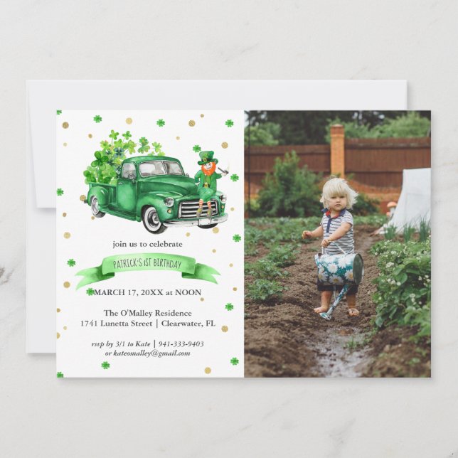 Lucky One | St. Patricks dag 1:a födelsedagen (Framsida)