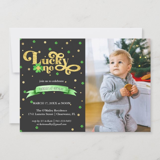 Lucky One | St. Patricks dag 1:a födelsedagen (Framsida)