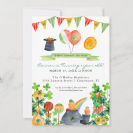 Lucky One | St. Patricks dag 1:a födelsedagen Inbjudningar