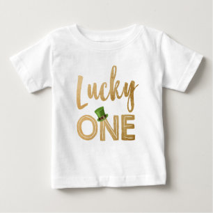 Lucky One St patrick's day T-Shirt Småbarn Baby