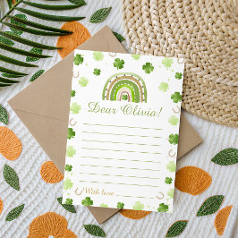 Lucky One Time Capsule Birthday Card Inbjudningar