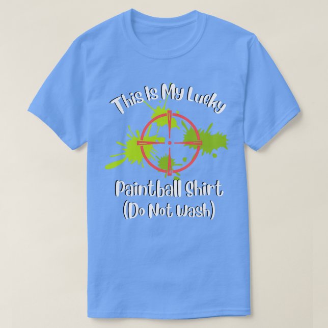 Lucky Paintball T Shirt (Design framsida)