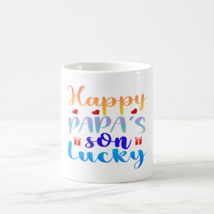 Lucky Papas Son Lycklig Kaffemugg