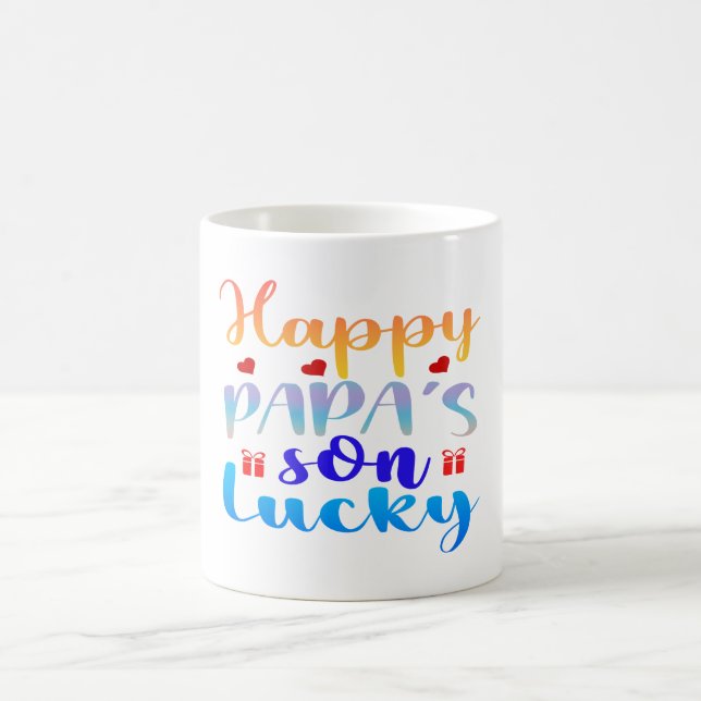 Lucky Papas Son Lycklig Kaffemugg (Center)