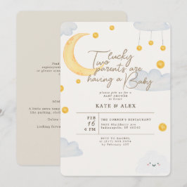 Lucky Patrick's Gender Neutral Baby Shower Inbjudningar