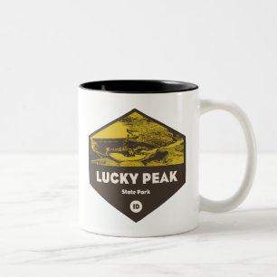 Lucky Peak State Park Idaho Två-Tonad Mugg