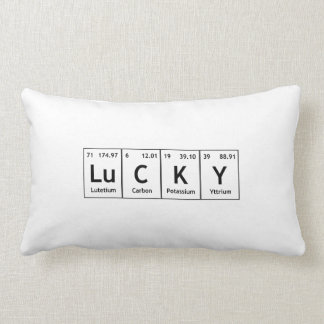 LUCKY Periodiska Systemet Element Ord Kemisymbol Lumbarkudde
