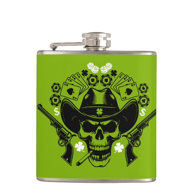 Lucky Poker Skull Fickplunta (Framsidan)