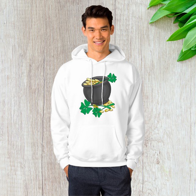 Lucky Pot of Gold Mens Hoodie (Skapare uppladdad)