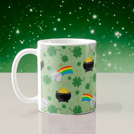 Lucky pots of guld kaffemugg