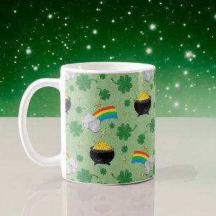 Lucky pots of guld kaffemugg
