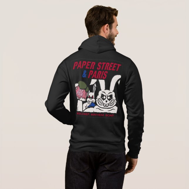 Lucky Punch Boxing Tri-Blend T-shirt (Hel baksida)