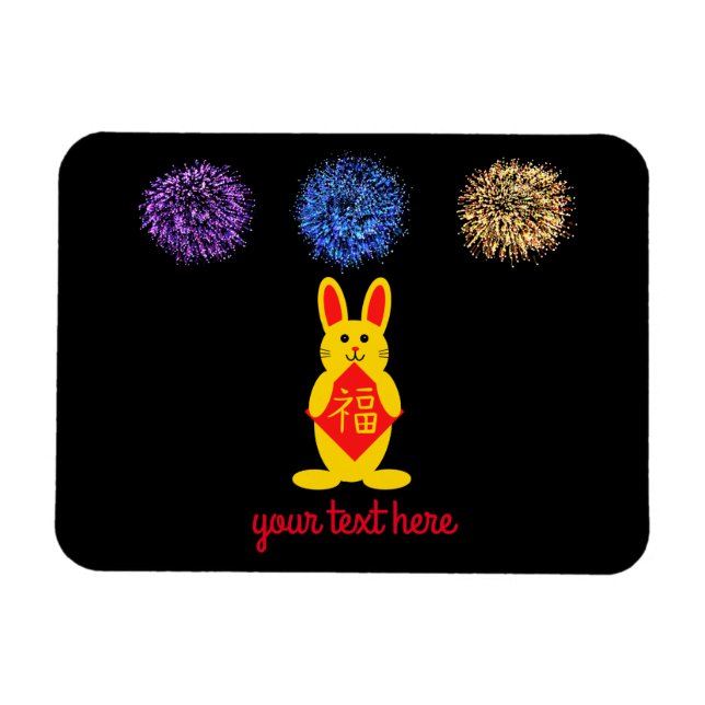 Lucky Rabbit #2 Magnet (Horisontell)