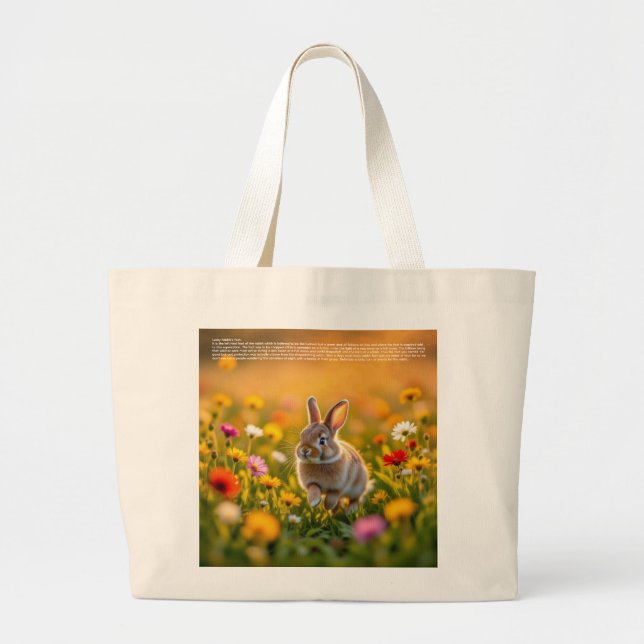 Lucky Rabbit Foot  Jumbo Tygkasse (Framsidan)