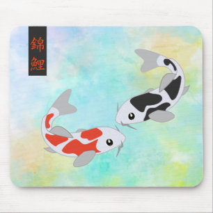 Lucky Red & Black Koi Fish Musmatta