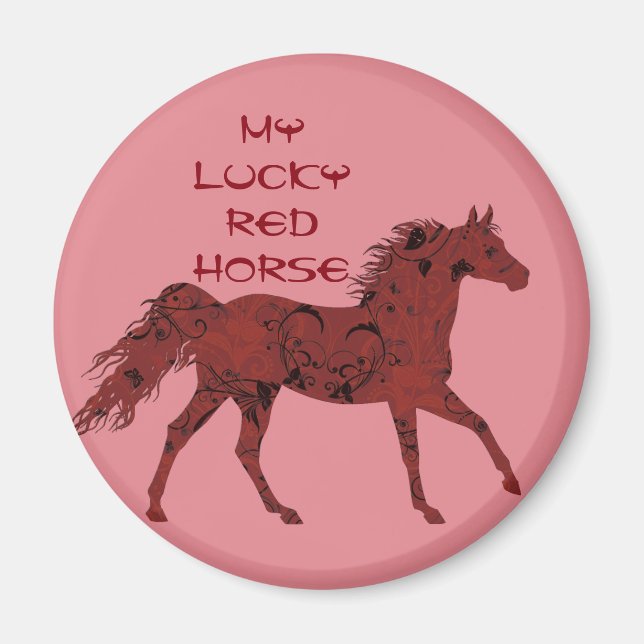 Lucky Red Horse | Magnet (Framsidan)