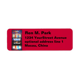 Lucky Red Spelare Returadress Etikett