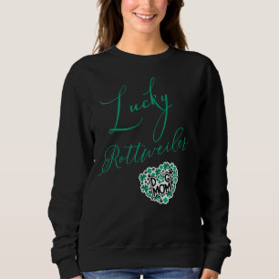 Lucky Rottweiler Hund Mamma för kvinnor T Shirt