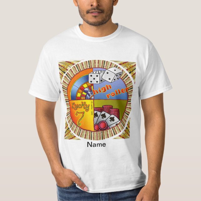 Lucky Roulette T Shirt (Framsida)