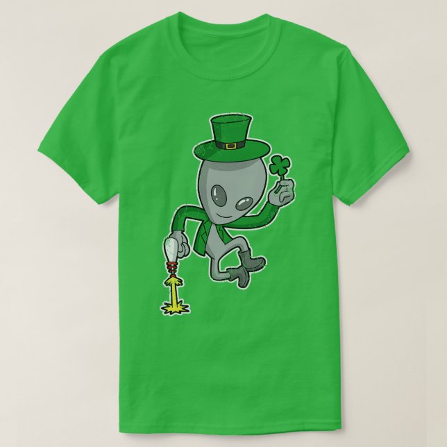 Lucky s Irish St patricks day T Shirt (Design framsida)
