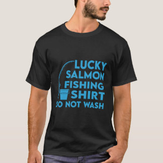 Lucky Salmon Fishing Pacific Sockeye Fish T Shirt