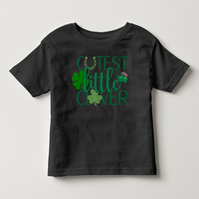 Lucky Saurus Rex - St. Patrick's Day Dinosaur T Shirt (Framsida)