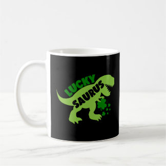 Lucky Saurus - St. Patrick's Day Dino Kaffemugg