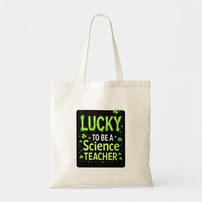 Lucky Science Teacher Tygkasse (Framsidan)