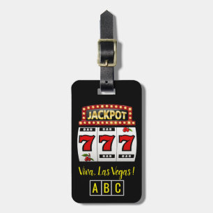 Lucky Seven Jackpot Luggage Tag Bagagebricka