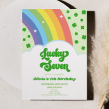 Lucky Seven Rainbow 7:e Födelsedagsfest