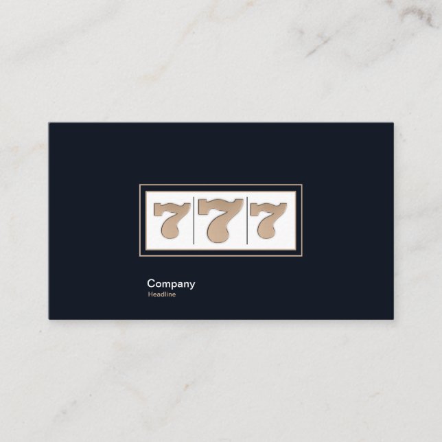 Lucky Seven Visitkort (Framsida)