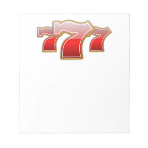 Lucky Sevens - Slot Maskin Jackpot Anteckningsblock