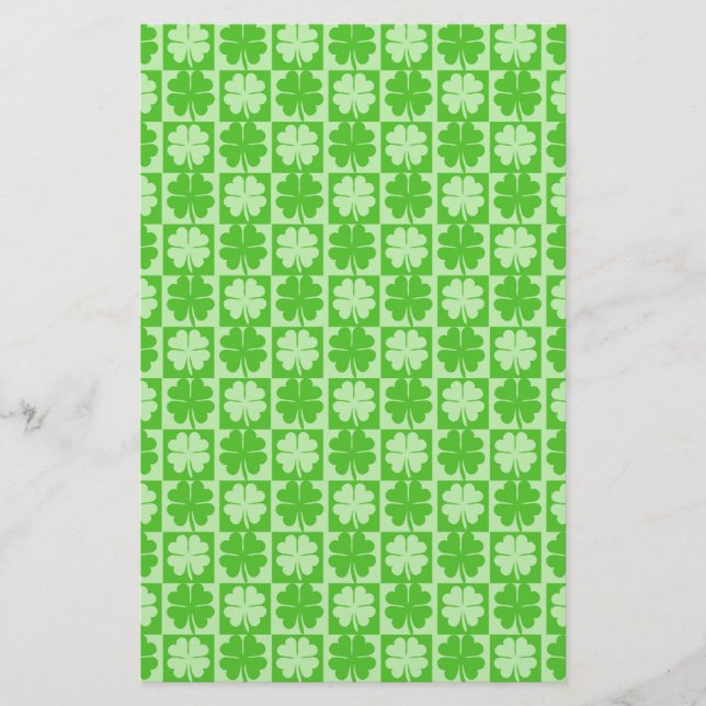 Lucky Shamrock Brevpapper (Framsida)
